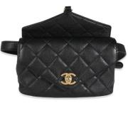 Chanel Vintage Pre-owned Laeder chanel-vskor Black, Dam