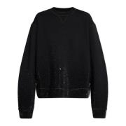 Dsquared2 Sweatshirt med strass Black, Dam