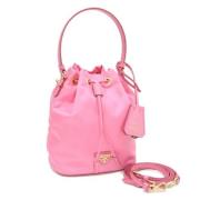 Prada Vintage Pre-owned Nylon prada-vskor Pink, Dam