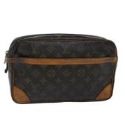 Louis Vuitton Vintage Pre-owned Canvas kuvertvskor Brown, Dam