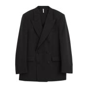 Sunflower Svart Bomull DB Blazer Jacka Black, Herr