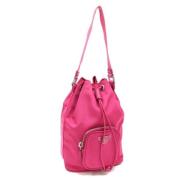 Prada Vintage Pre-owned Nylon prada-vskor Pink, Dam