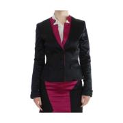 Exte Lyxig Svart Rosa Blazer Black, Dam