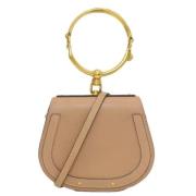 Chloé Pre-owned Pre-owned Laeder axelremsvskor Beige, Dam