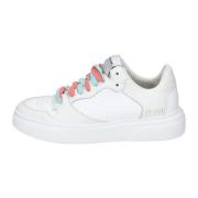 Stokton Läder Sneakers för Kvinnor White, Dam