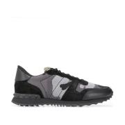 Valentino Garavani Svarta Sneakers med Logotyp Black, Herr