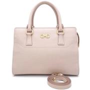 Salvatore Ferragamo Pre-owned Pre-owned Laeder handvskor Pink, Dam