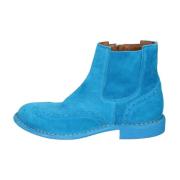 Moma Mocka Ankelboots för kvinnor Blue, Dam