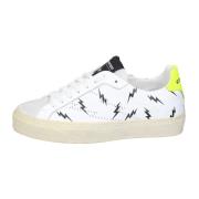 Stokton Läder Sneakers för Kvinnor White, Dam