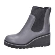 Stokton Läder Ankelboots för Kvinnor Gray, Dam