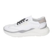 Stokton Läder Herr Sneakers White, Herr