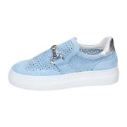 Stokton Suede Slip On Sneakers för Kvinnor Blue, Dam