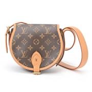 Louis Vuitton Vintage Pre-owned Canvas axelremsvskor Brown, Dam