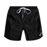 Balmain Badshorts med logotyp Black, Herr