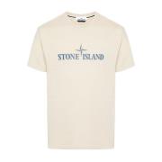 Stone Island Beige T-shirts och Polos Beige, Herr