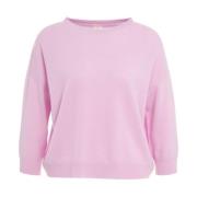 MVM Lyxig Rose Cashmere Tröja Pink, Dam