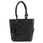 Chanel Vintage Pre-owned Laeder handvskor Black, Dam