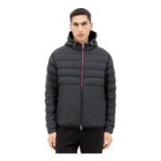 Moncler Matt Finish Kort Dunjacka Black, Herr