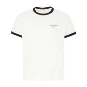 Valentino Garavani Avslappnad Bomull T-shirt White, Herr