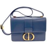 Dior Vintage Pre-owned Laeder axelremsvskor Blue, Dam