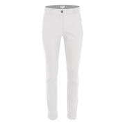 DNM Pure Stiliga Chino Byxor Off White White, Dam