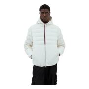 Moncler Randig Trim Dunjacka White, Herr