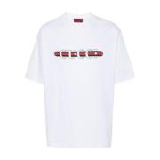 Gucci Vit Logo Print Crew Neck T-shirt White, Herr