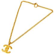 Chanel Vintage Pre-owned Metall chanel-smycken Yellow, Dam