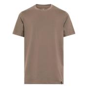 Boggi Milano Högpresterande Piqué Polo T-shirt Brown, Herr