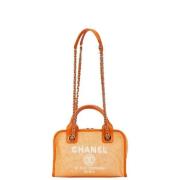 Chanel Vintage Pre-owned Laeder chanel-vskor Orange, Dam