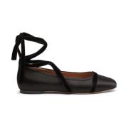 Malone Souliers Svarta Platta Skor Elegant Stil Black, Dam