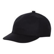 Kiton Ull Baseballkeps med Peak Black, Herr