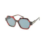 Ines De La Fressange Paris Marion Solglasögon Acetat Red, Dam