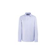 Moorer Lyxig Sea Island Cotton Oxford Skjorta Blue, Herr