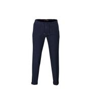 Moorer Lätt Japansk Komfort Denim Chino Byxor Blue, Herr