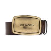 Dsquared2 Läderbälte Brown, Herr