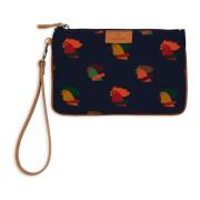 Gallo Blå Tupp Motiv Unisex Pouch Multicolor, Dam