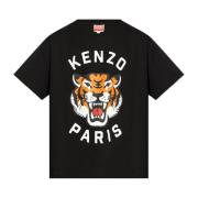 Kenzo T-shirt med tryck Black, Herr