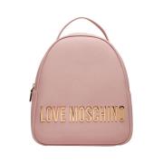 Moschino Rosa Ryggsäck Trendig Stilren Elegant Pink, Dam