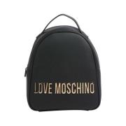 Moschino Svart Ryggsäck för Kvinnor Black, Dam