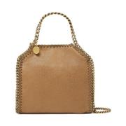 Stella McCartney Brun Läder Whipstitch Kedjetaske Brown, Dam