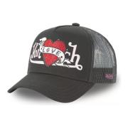 VON Dutch Svart Trucker Cap med Lovu Design Black, Herr