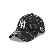 New Era Svart Yankees Marble 9Forty Keps Black, Herr