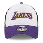 New Era Vit Lakers Lagfärg Block Trucker Keps Multicolor, Herr