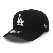 New Era Svart Dodgers Stretch Snapback Keps Black, Herr