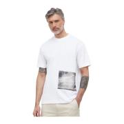 Calvin Klein Jeans Kortärmad T-shirt White, Herr