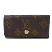 Louis Vuitton Vintage Pre-owned Canvas nyckelhllare Brown, Dam