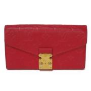 Louis Vuitton Vintage Pre-owned Tyg plnbcker Red, Dam