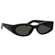 Jacquemus Ovalo C1 Modern Oval Stil Black, Unisex