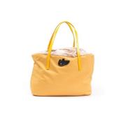 Byblos Gul Chic Tyg Shopper Väska Yellow, Dam